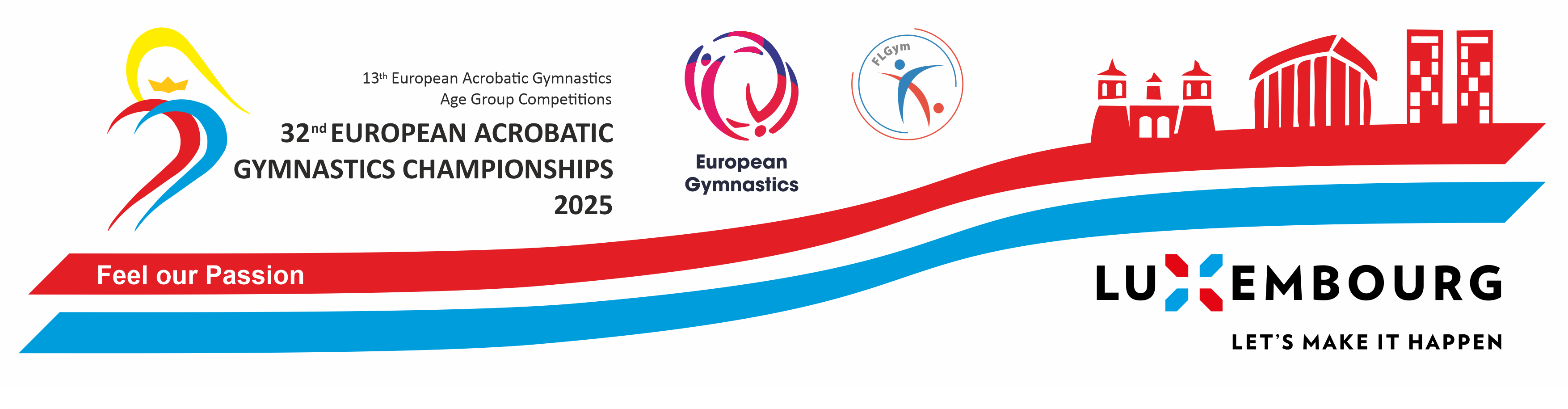 32nd European Acorbatic Gymnastics Championships 2025 in Luxembourg